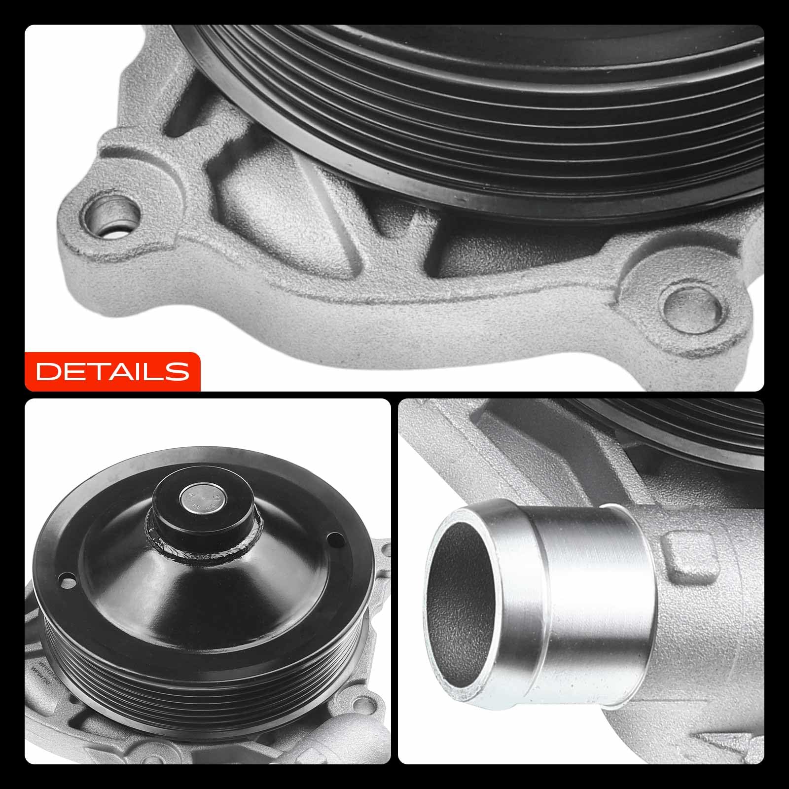 Frankberg Pompa dell'acqua 99610601153 | Compatibile con: 911 Targa 996, 911.996, 911 Cabriolet 996, B.o.x.s.t.e.r 986