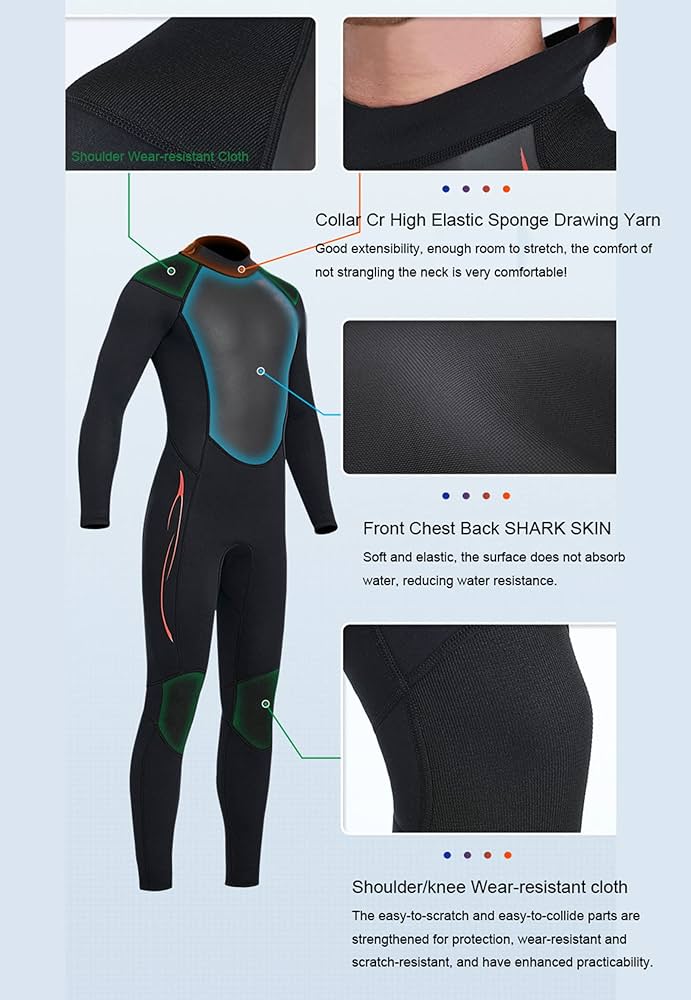 メンズ　ウェットスーツ フルスーツ ウインドサーフィン　ダイビング　潜水服3mm 楽天市場】メンズ フルスーツ ウェットスーツ レディース 大きい