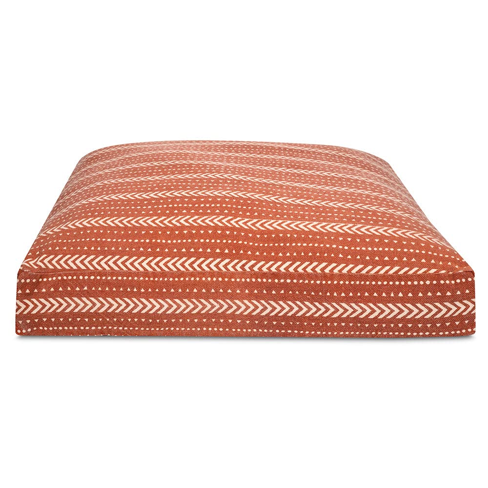 PAWPOURRI Bohemian Striped Square Bed for Medium to Large Sized Dogs and Cats | 100% Cotton | PolyFibre Filling | Washable Cover (M/L) (B0C6TRSW63) Amazon Price History, Amazon Price Tracker