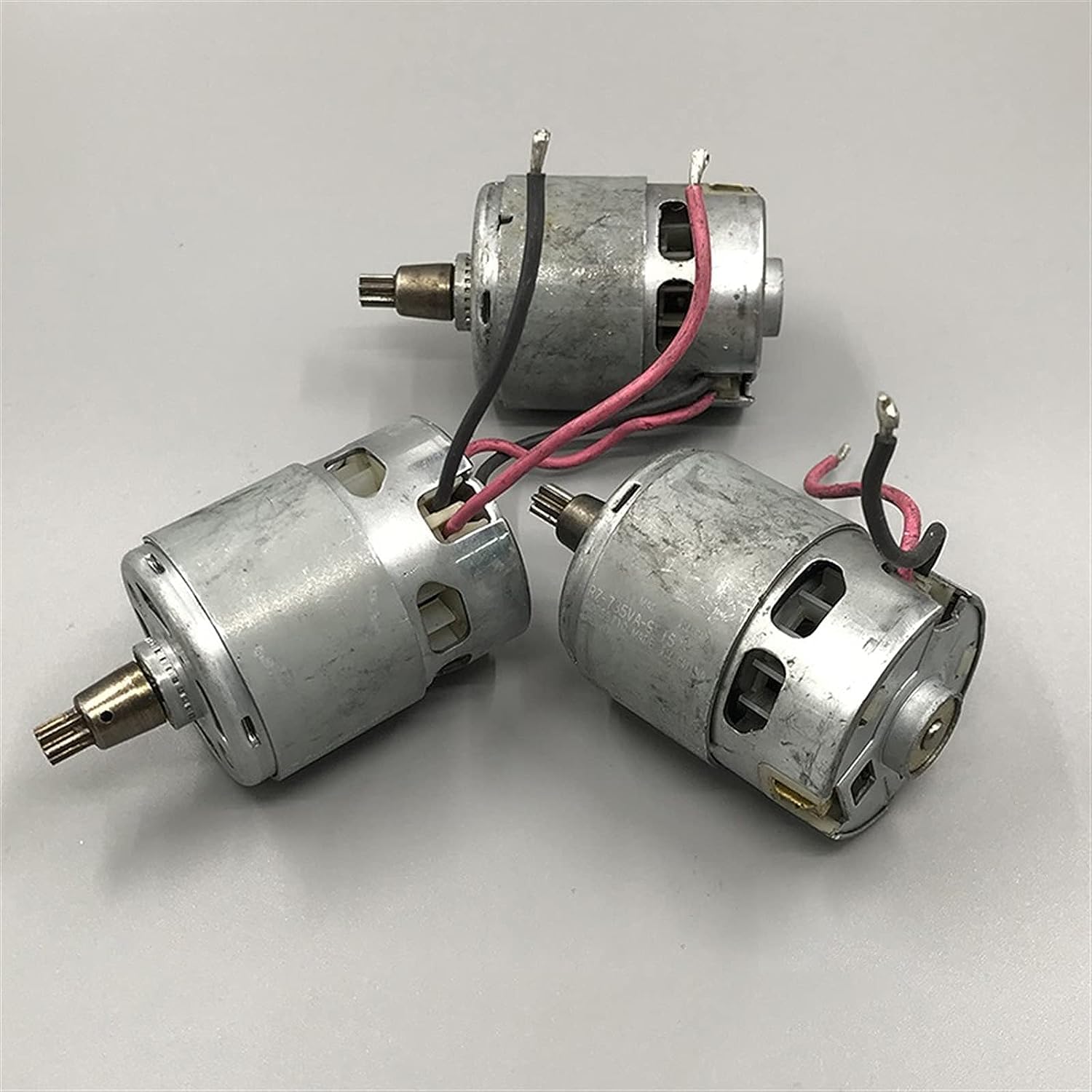 Motore, motoriduttore, Trapano Elettrico Attrezzi da Giardino RZ-735VA-9515 DC 12V-18V 20400 Giri/min, Motore Elettrico ad Alta Potenza ad Alta velocità