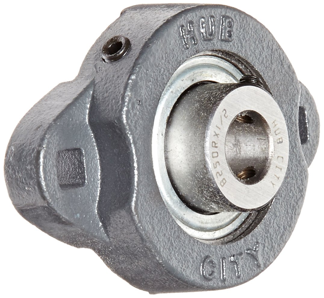 Hub City FB110URX1/2 Flange Block Mounted Bearing, 2 Bolt, Light Duty