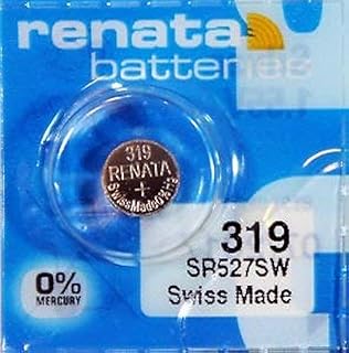Renata Batteries 319/SR527SW Button Cell Watch Battery (5 Pack)