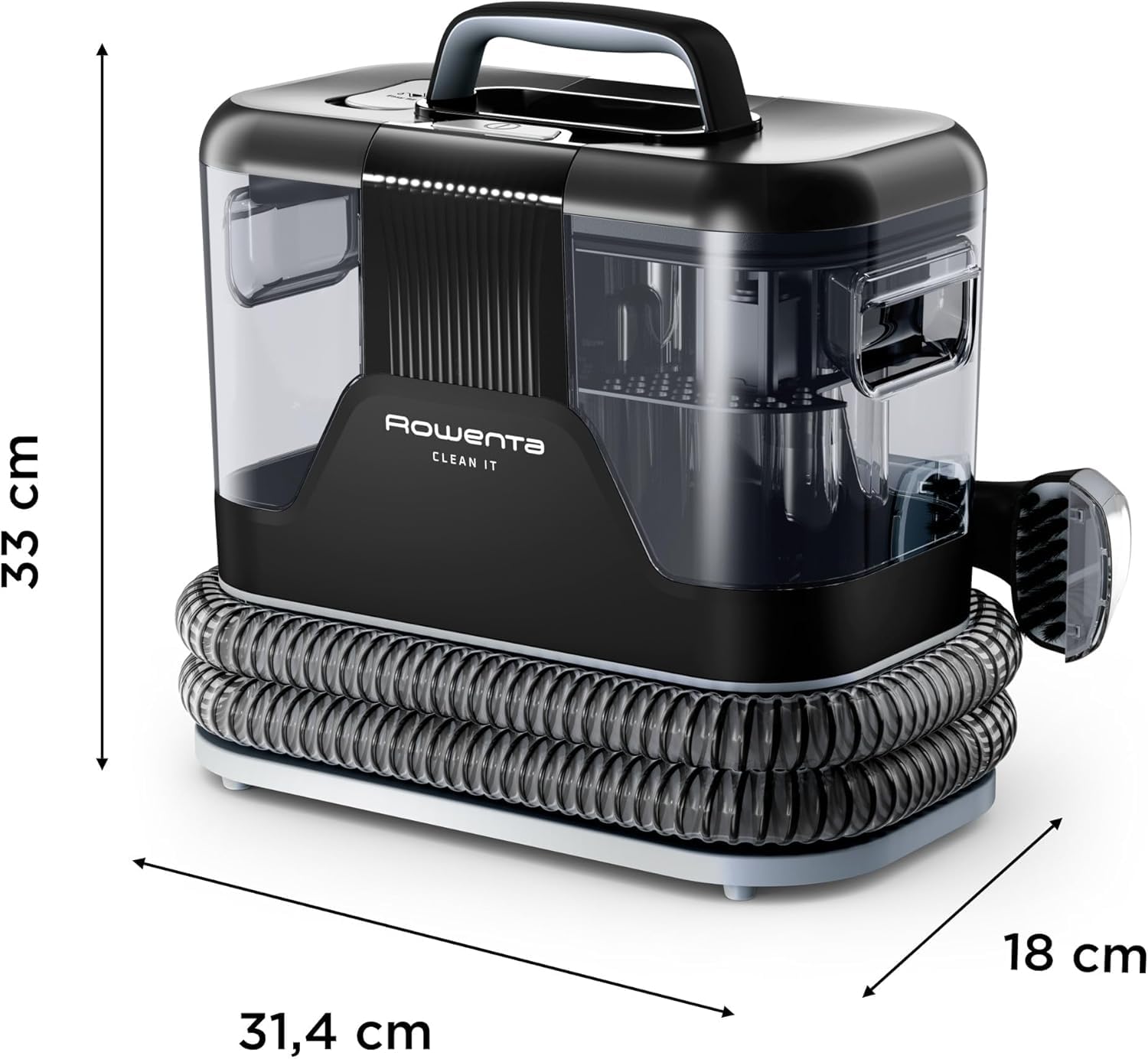 Rowenta Clean It Solution Nettoyante Tissus Et Taches Animaux 1L - Détachant Canapés Et Tapis