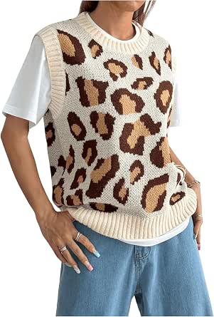 Floerns Women's Leopard Print Bodycon Midi Dress – Long Sleeve, Side Split, Party & Night Out Look - View #7