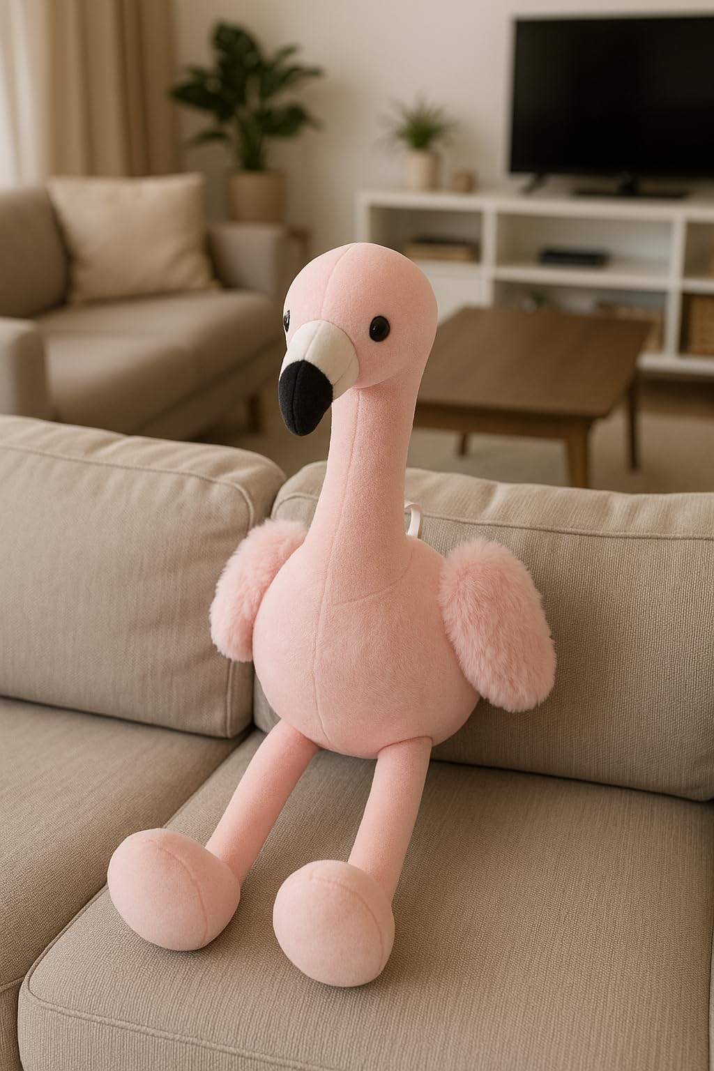 Adey Gifting Flamingo Duck Plush – Unique and Soft Plush Toy for Kids and Bird Lovers in Pink Color, 45 CM Size for Birthdays, Baby Showers, Or Animal Themed Decor-image-48