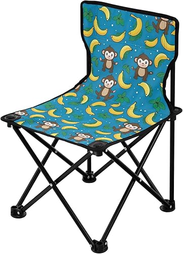 Miniatura 4 de Outdoor Folding Cute Monkey Banana Camping Chairs for Adults Portable Camping Chair Lightweight Lawn Chair 202a4601