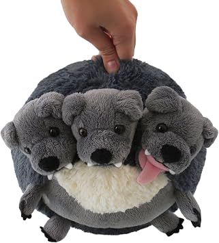 Squishable - Mini Cerberus - Spooky Collection - 7 in - Soft Toy Collectible Stuffed Animal