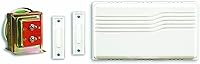 Heath Zenith SL-27102-02 Wired Doorbell Contractor Kit with 2-Note Chime, Transformer & Push Buttons - White