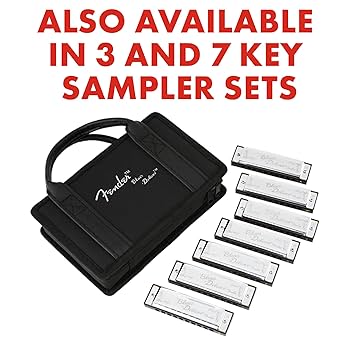 ブルースハープ　ハーモニカ３台 Amazon | CONJURER ブルースハーモニカ3キーセット、10穴ダイア