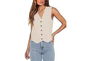 Floral Find Women's Casual Vest