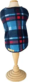 Roupinha Pet Basica para cachorro Marinho xadrez GG