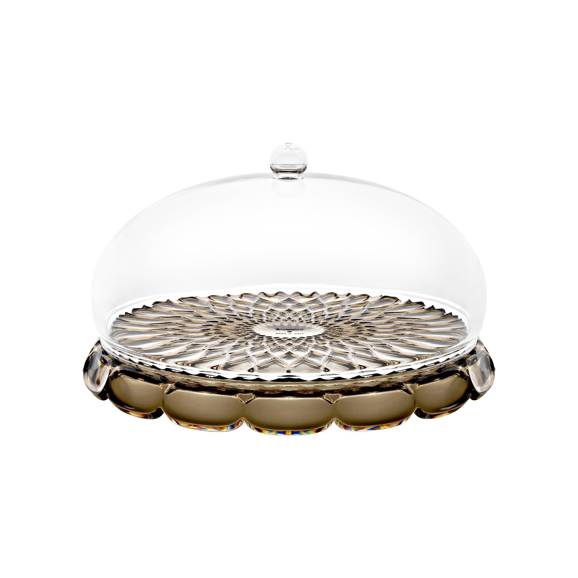 Guzzini VANITY tortiera con campana Smoke