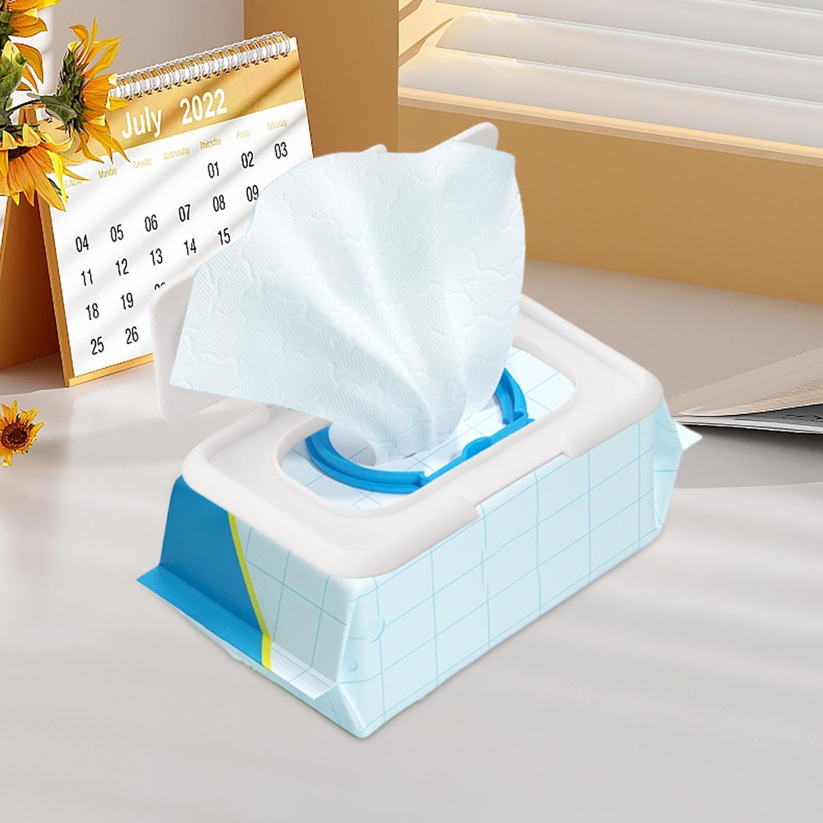 Chauffe-Lingettes Pour Bébé avec Thermostat Boîte de Lingettes Humides Support Distributeur