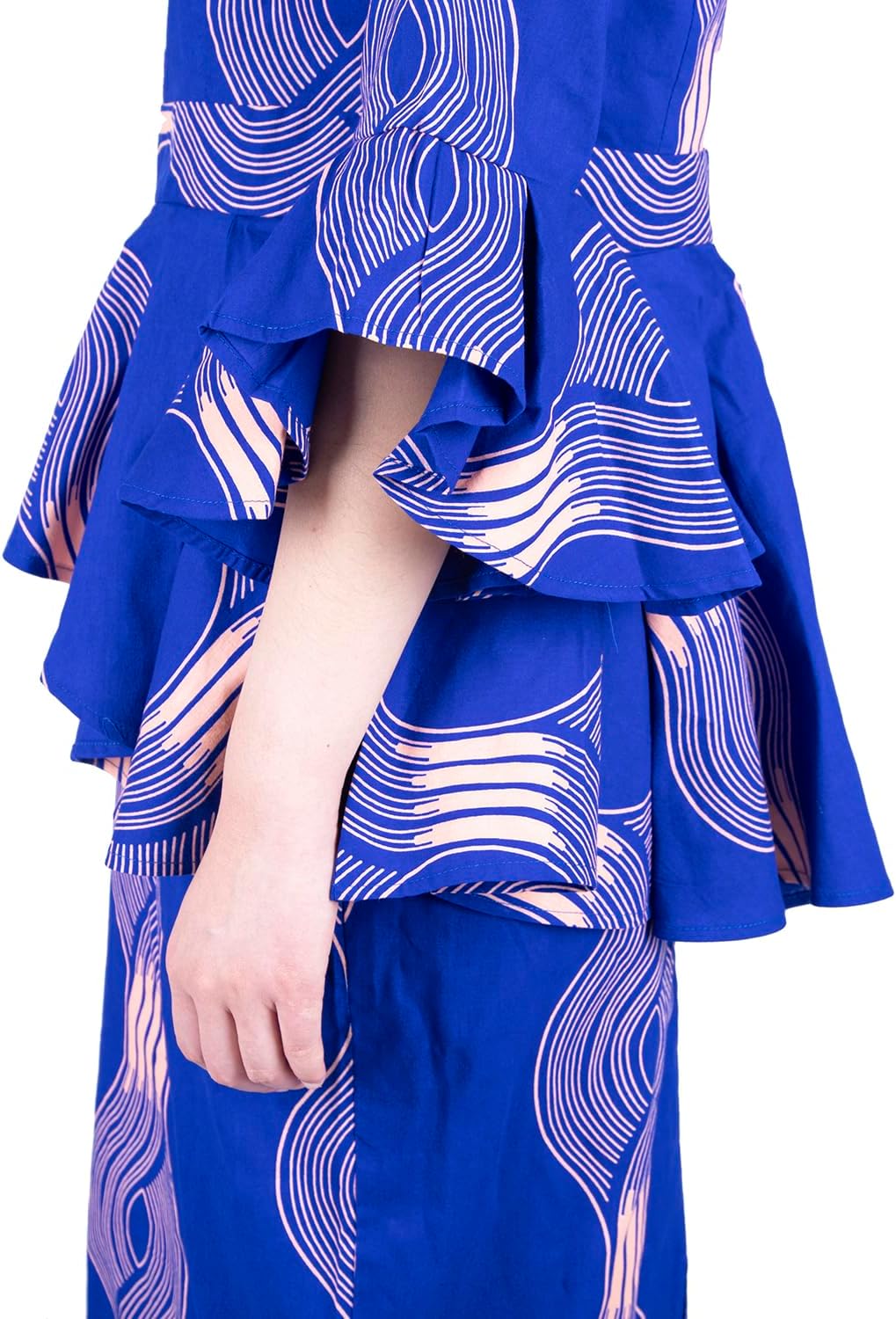 ABCWAX African Women's Dresses 2 Piece Tops and Skirts Ankara Dashiki Traditional Printed Fabrics for Wedding Party - Image 6