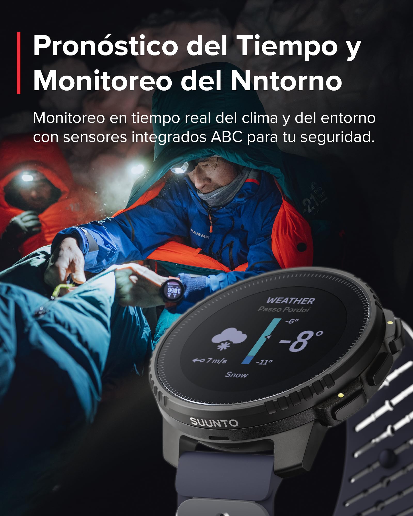 SUUNTO Vertical Reloj Deportivo - Smartwatch GPS, GPS de Doble Frecuencia, Mapas sin Conexión Gratuitos, Autonomía de hasta 50 Días, Carcasa Resistente Militarmente, Resistente al Agua hasta 100m