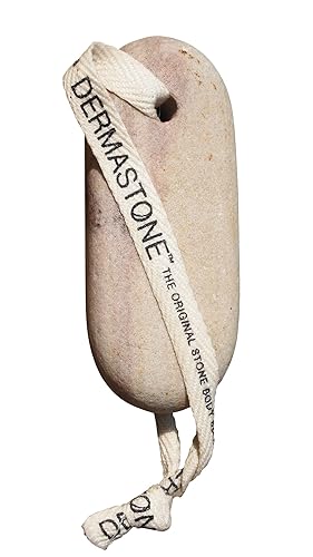 DERMASTONE - Tratamiento de cabello encarnado para mujeres, tratamiento de piernas de fresa, removedor natural de piel muerta y exfoliante de pies