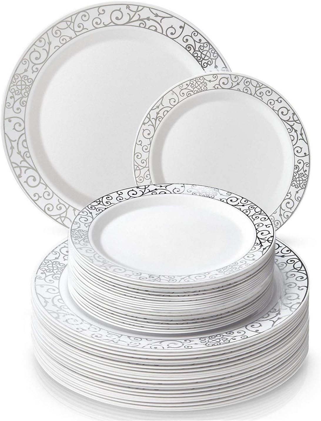 Silver Spoons DISPOSABLE DINNERWARE SET