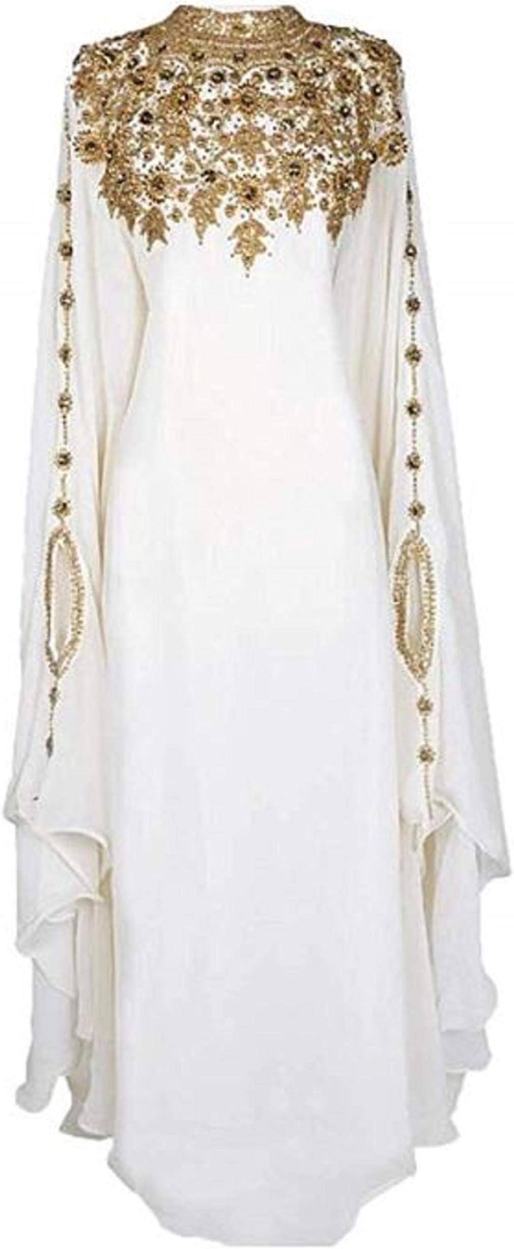 Kaftan Maxi Dress Elegant Evening Gown for Weddings, Cocktail Parties Special Occasions