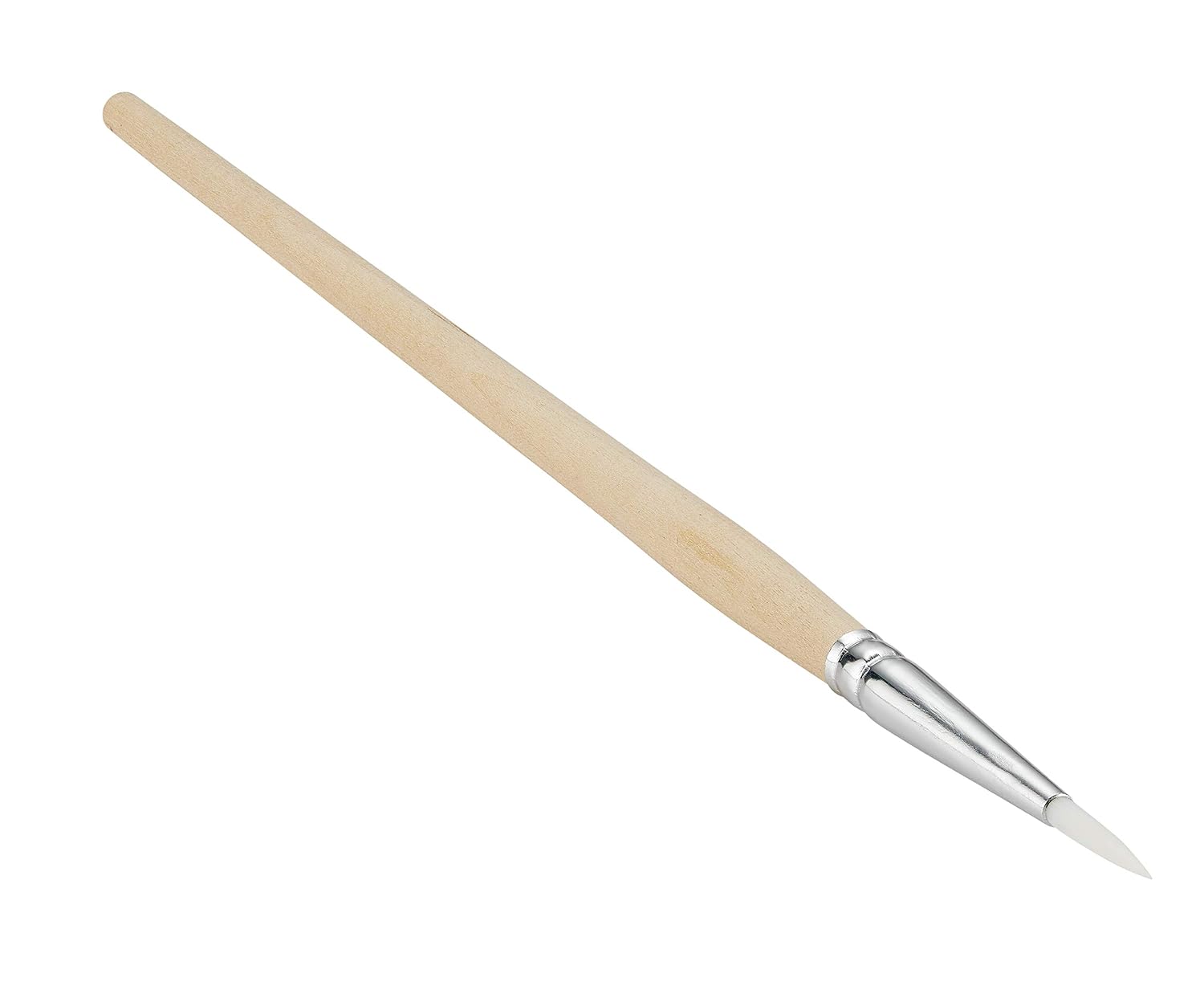 Tanis 00290 Taklon White Artist Brush, #0 Size, 5/64" Diameter x 5/16" Trim, 7-1/2" Overall Length (Pack of 12)
