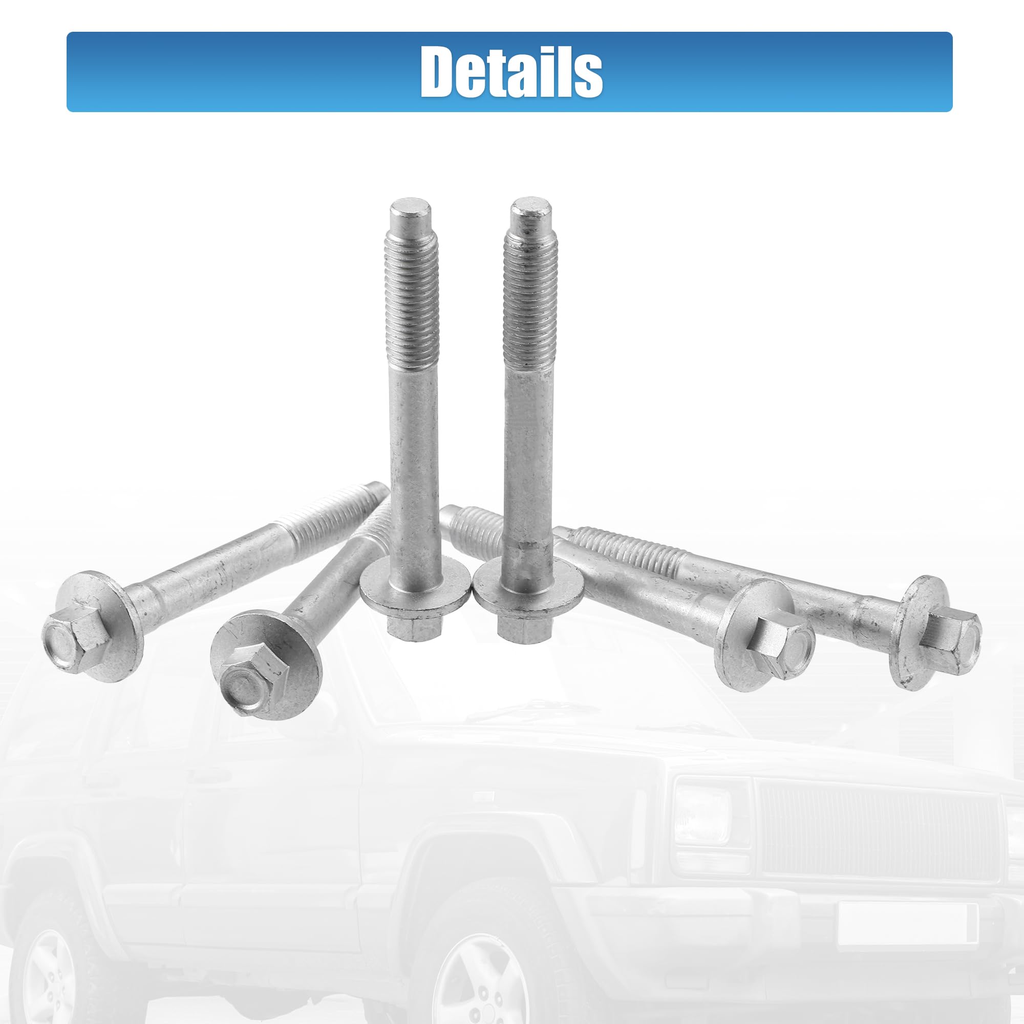 X AUTOHAUX 6 bulloni di montaggio per cuscinetti per mozzo ruota, per Jeep Cherokee Wrangler