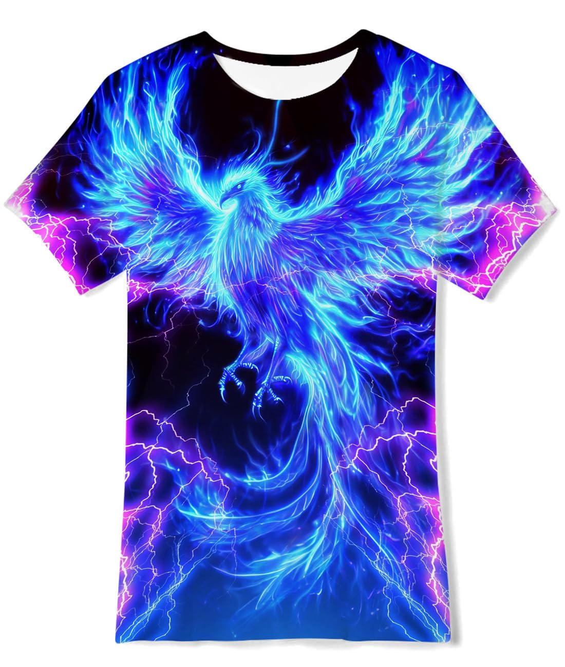 – Boys Girls T-Shirt Kids Short Sleeve Crew Neck T-Shirts 3D Printed Tops Summer Tees Shirts for School Party Gift 6-14 Years