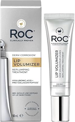 RoC Derm Correxion Lip Volumizer | Volumateur Lèvres, Baume Repulpant à l'Acide Hyaluronique & aux Peptides de Collagène | 10 ml