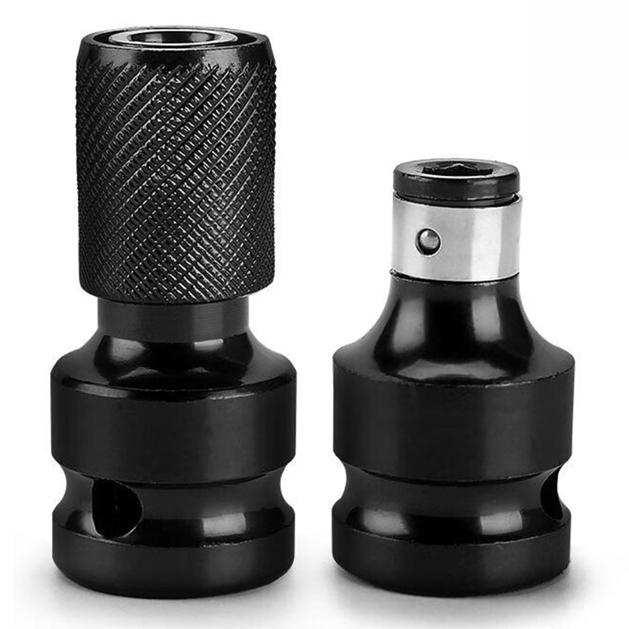 Amllaing Pack of 2 Impact Wrench Bit Adapter, 1/2 to 1/4 Inch, Bit Holder Socket Adapter, Impact Wrench Accessories