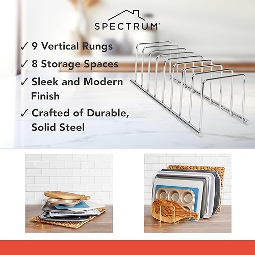 Miniatura 5 de Organizador de cocina Spectrum Diversified Acero Cromado Total 1