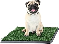 Vista 17 de Almohadilla de Césped Artificial para Orina de Cachorros para Perros y Mascotas Pequeñas - Almohadillas de Césped Reutilizables de 4 Capas de 16x20