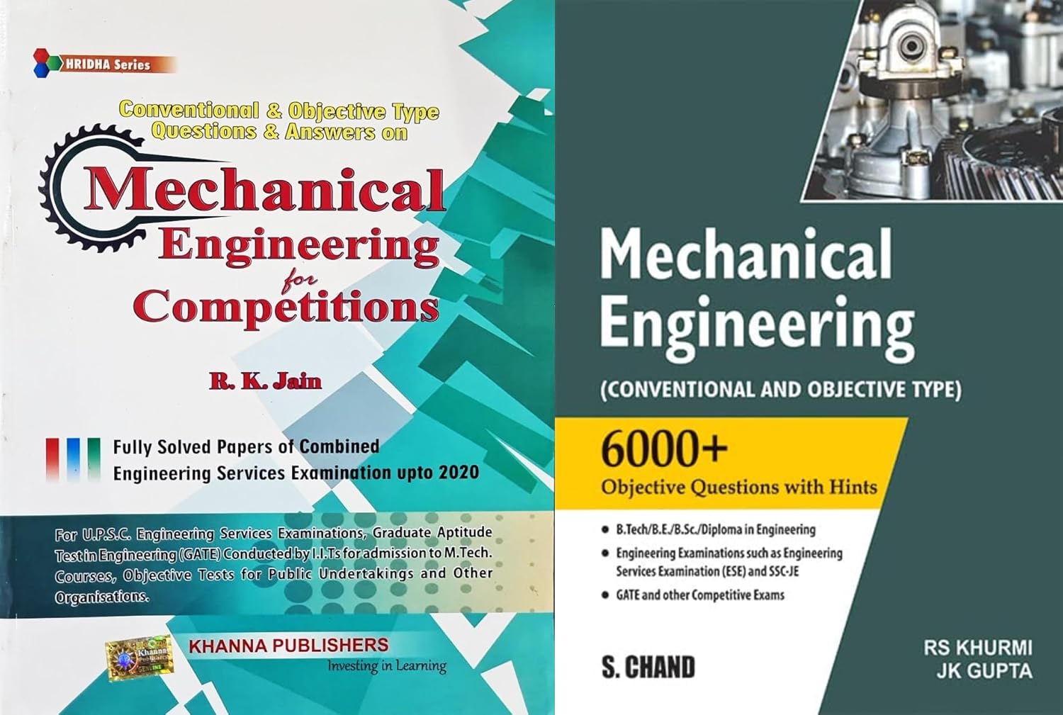 Buy Objective Mechanical Khurmi Gupta + Objective Mechanical RK