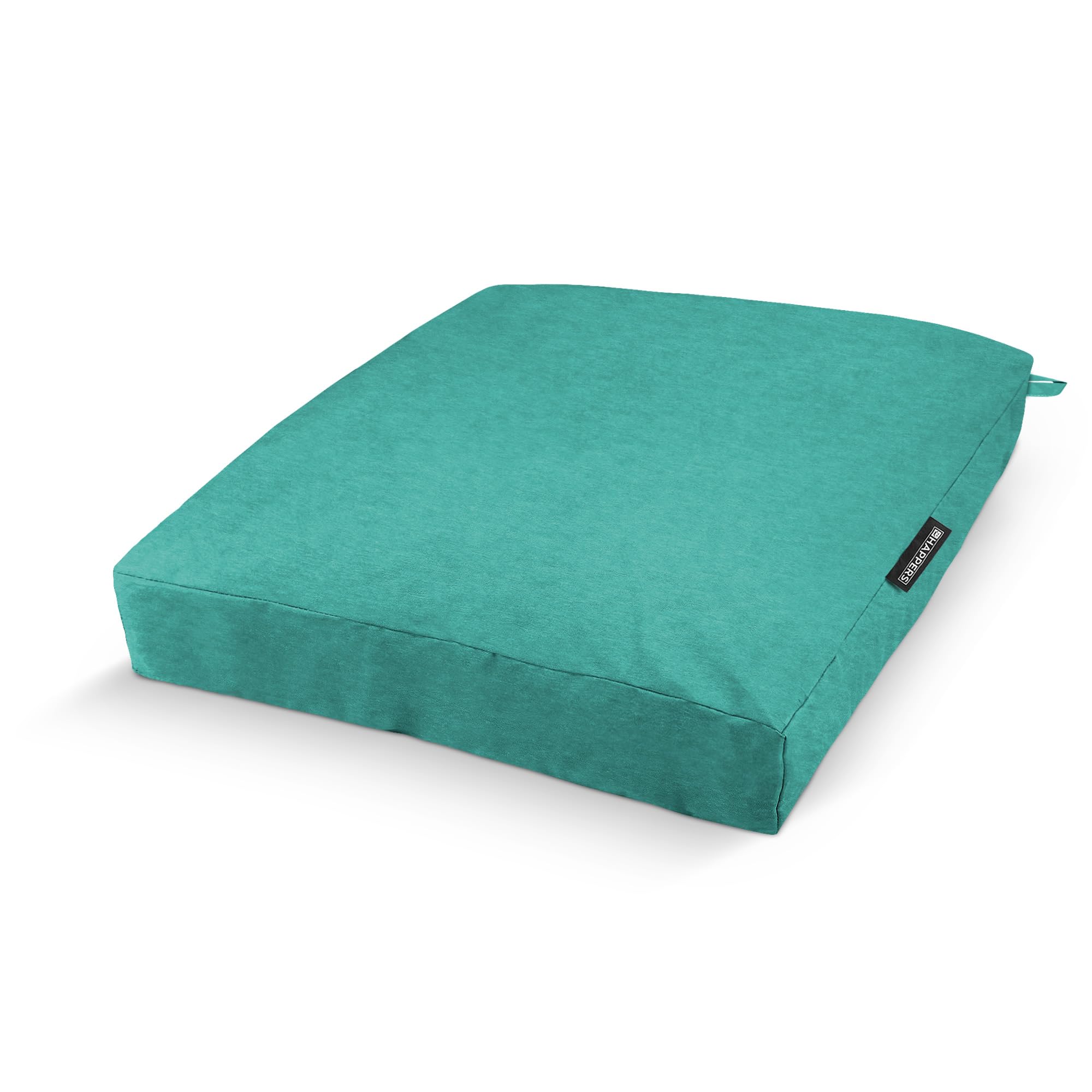 HAPPERS Cojín de Suelo Naylim Mate Impermeable Multiusos para Exterior, Banco y Palets - Comodidad y Versatilidad en un sólo Cojín Turquesa 60x60