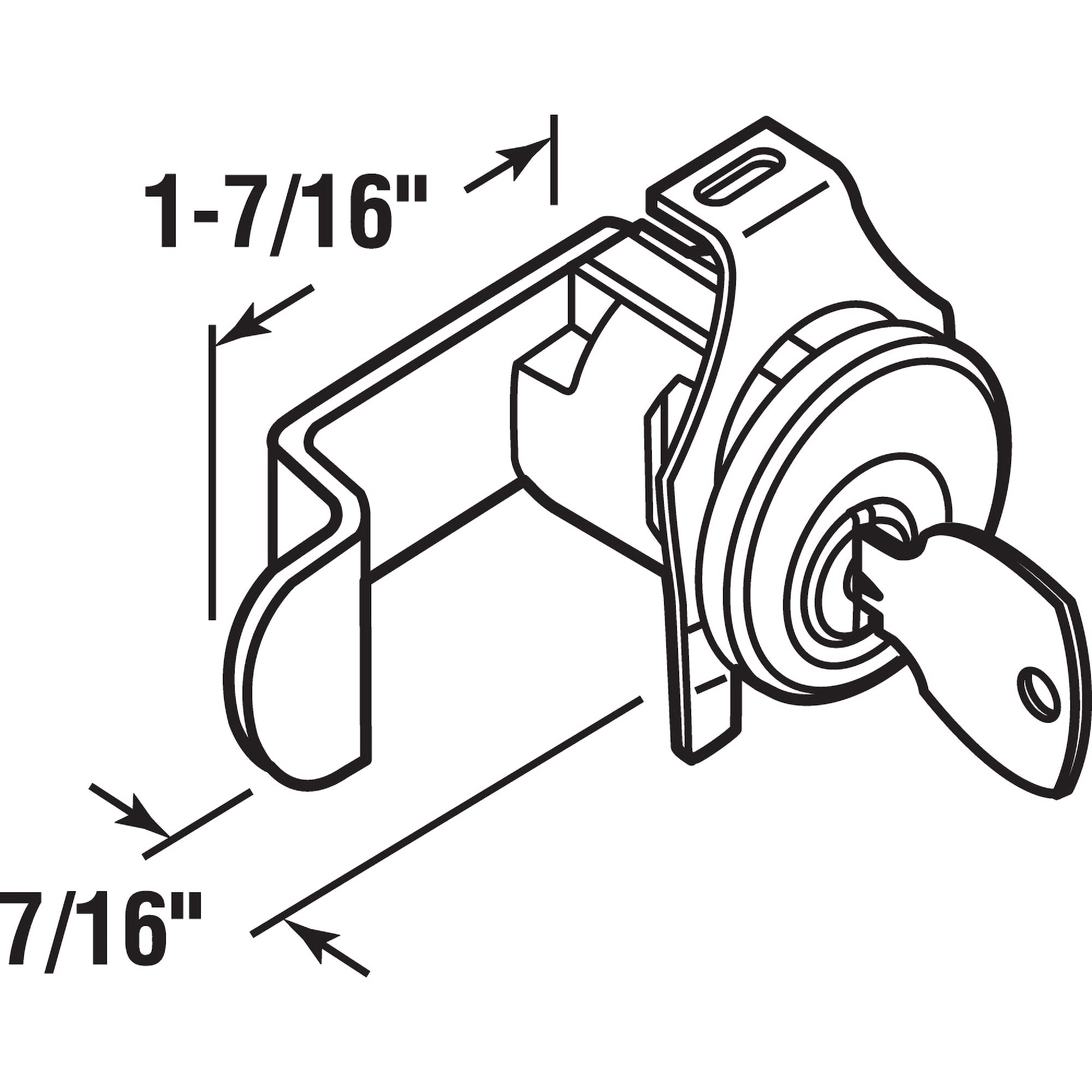 Snapklik.com : Line MP4571 NA14 Keyway, Mail Box Lock, Counter ...