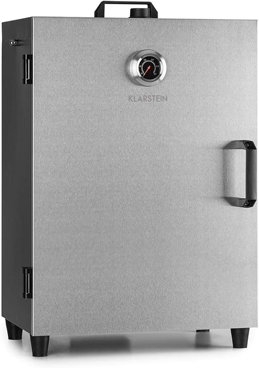 Klarstein Flintstone Steel Smoker Smoker, Smoking Oven, 1600 Watts