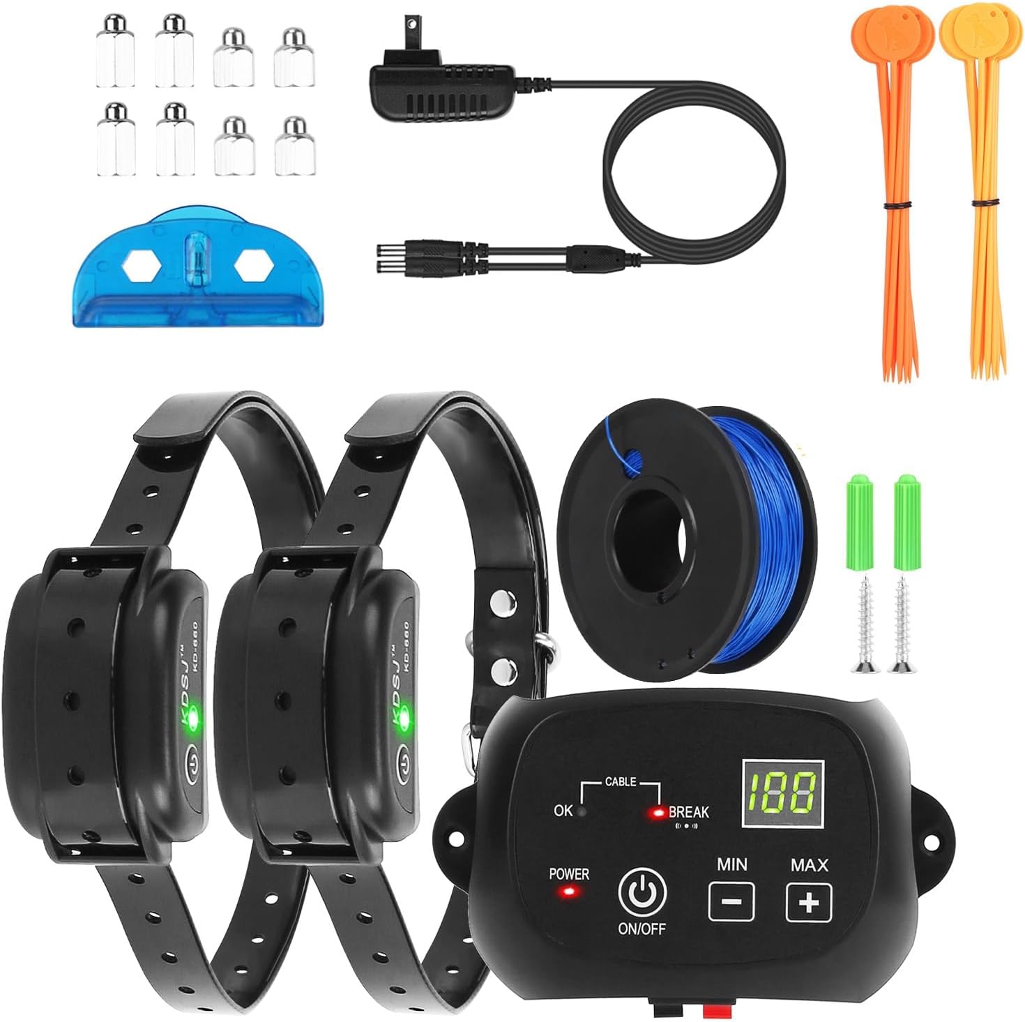 iMounTEK Electric Fence for Dogs, Rechargeable Dog Fence