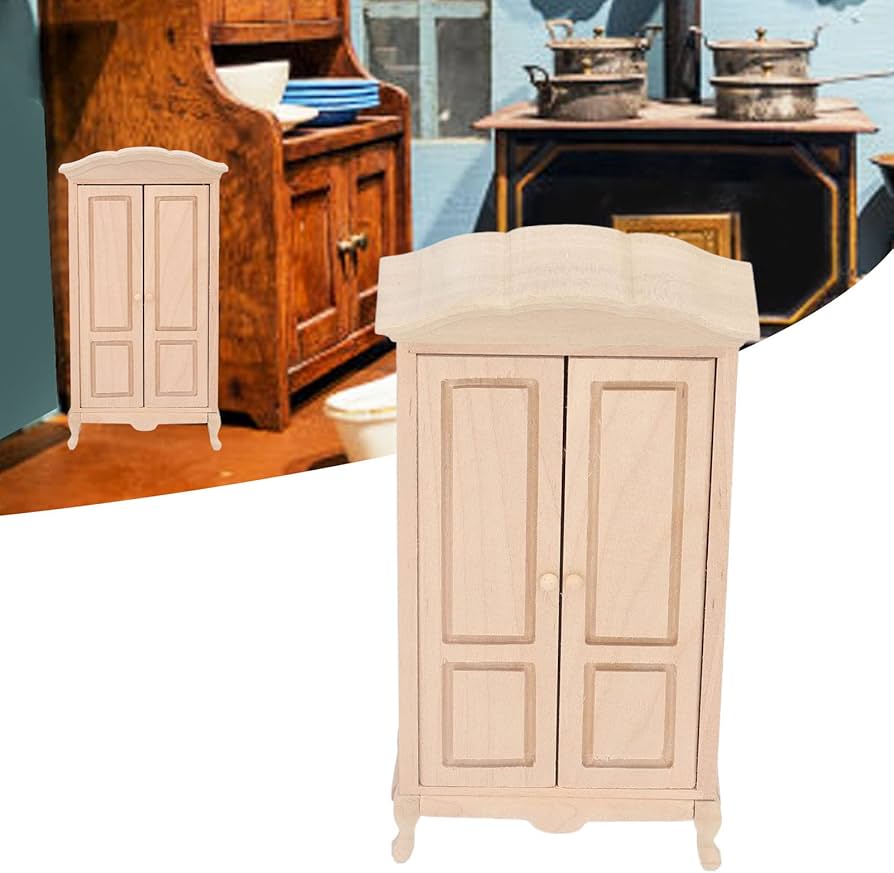 フランスアンティーク　ドールハウス　ドールクローゼット　ミニチュア家具 Amazon | ドールハウス ミニチュア ワードローブ ドールハウス 家具