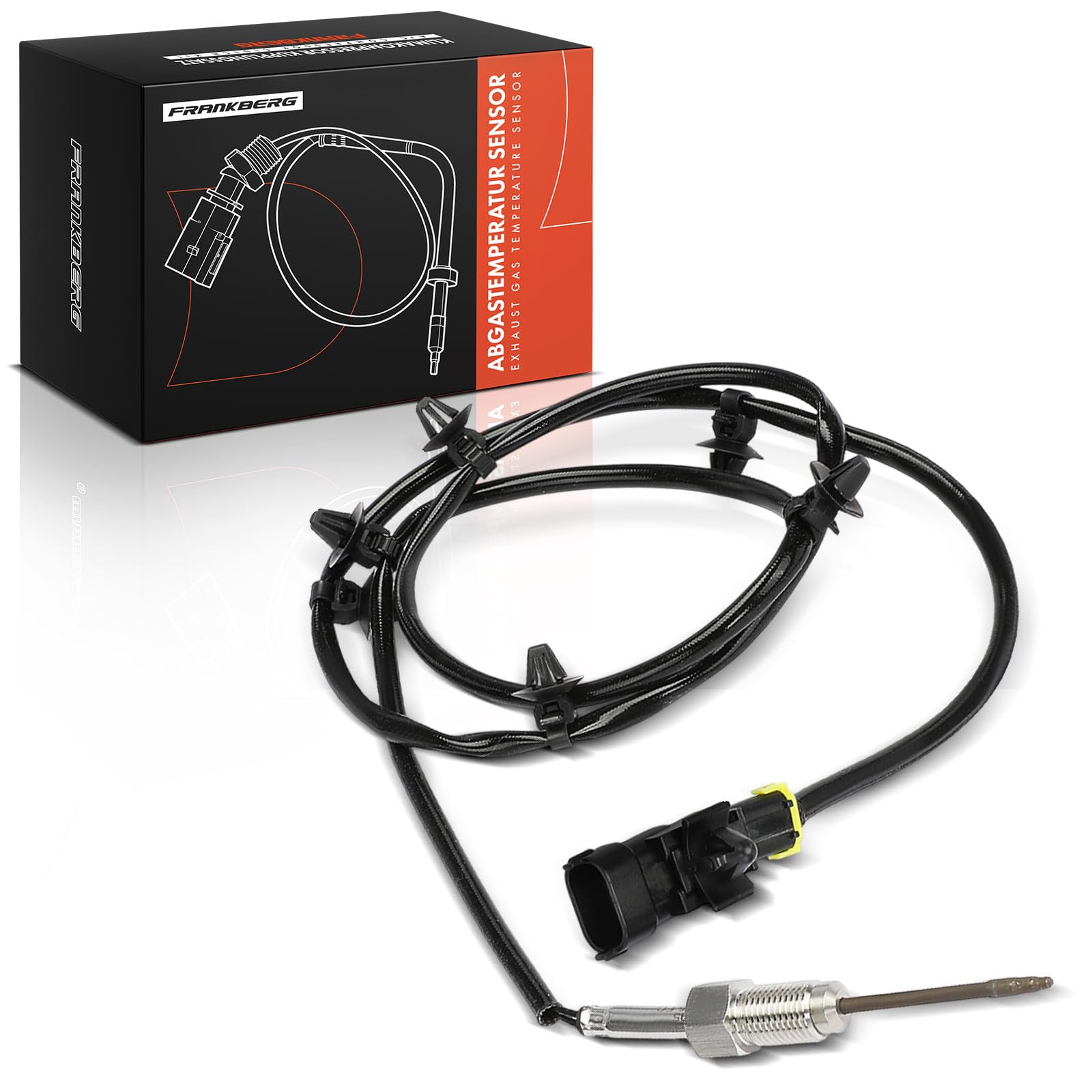 Frankberg Sensore temperatura gas di scarico 2-Poli Compatibile Grandeur TG 2.2L 2006-2011 Santa Fé II CM 2.2L 2006-2012