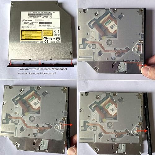 Miniatura 6 de HL GA30N GA31N 0.500 in sata ranura carga 8xCD DVD quemador escritor reproductor unidad DL Super Drive unidad de disco óptico