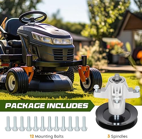 Miniatura 5 de 618-05137 Conjunto de husillo 918-05137 119-8445, 54" para cortacésped de giro cero, apto para Cub Cadet RZT-L54 RZT-S54, para Columbia ZT-L54