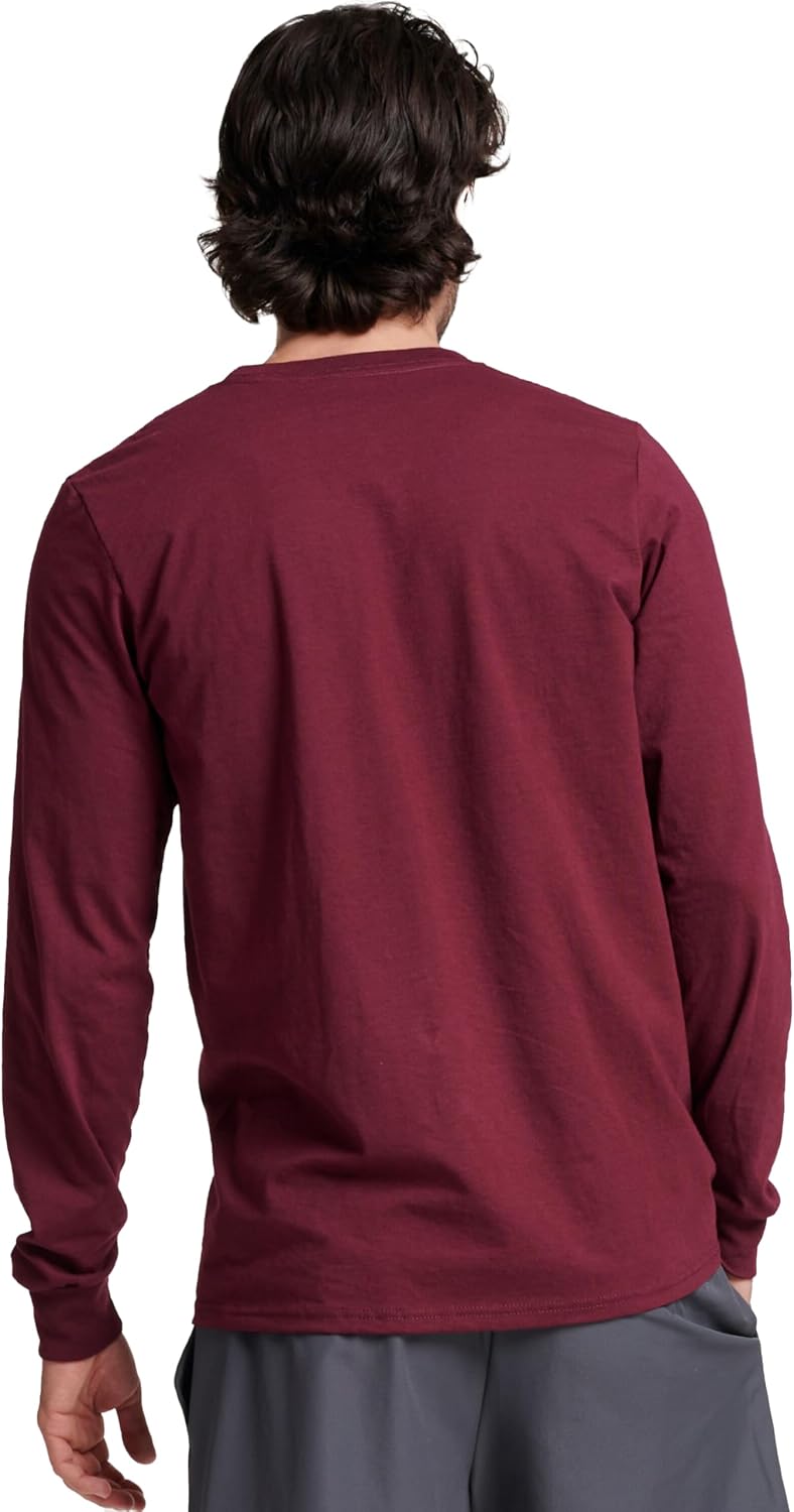 Russell Athletic Men's Dri-Power Long Sleeve Tees, Moisture Wicking, Odor Protection, UPF 30+ - Image 4