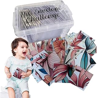 Kit de envelopes de desafio de economia de dinheiro, cheques de dinheiro, envelopes de armazenamento, jogo de desafio de economia de dinheiro, envelopes de caixa para guardar dinheiro para pagamento de dívidas, férias, carros, finanças e Pochy