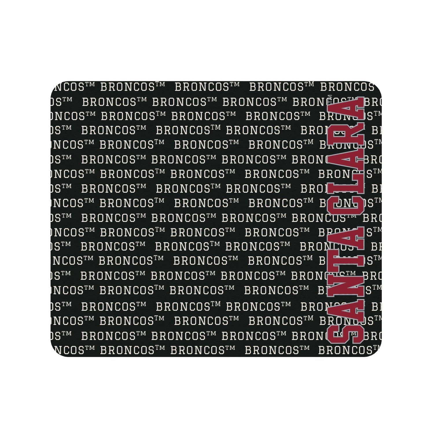 Mouse Pad, Fabric, Santa Clara University Standard/Spirit