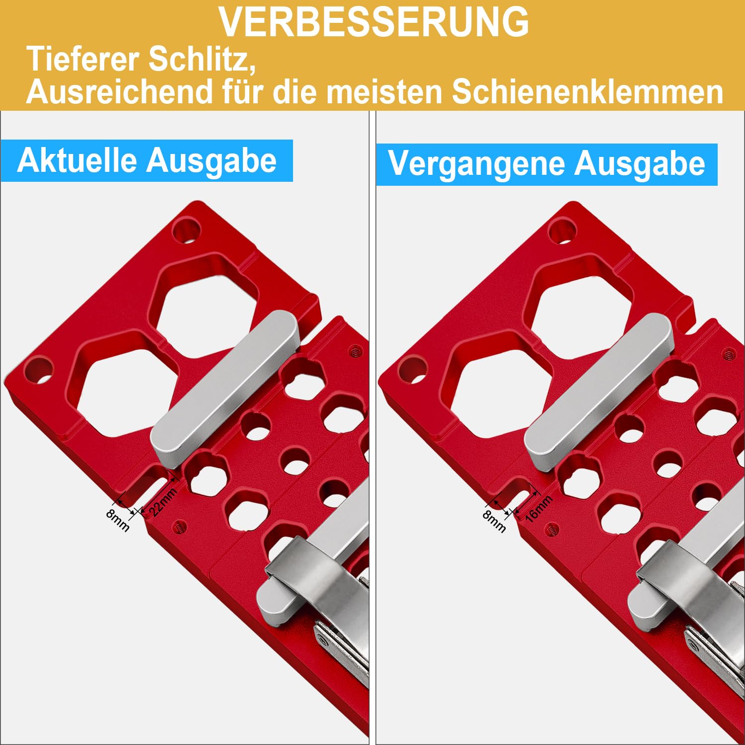 Hoekaanslag van aluminium en roestvrij staal, 340 x 108 x 8 mm, 90° rechthoekige geleiderail, hoekaanslag, geleiderail voor houtambachtslieden Hoekaanslag van aluminium en roestvrij staal, 340 x 108 x 8 mm, 90° rechthoekige geleiderail, hoekaanslag, geleiderail voor houtambachtslieden