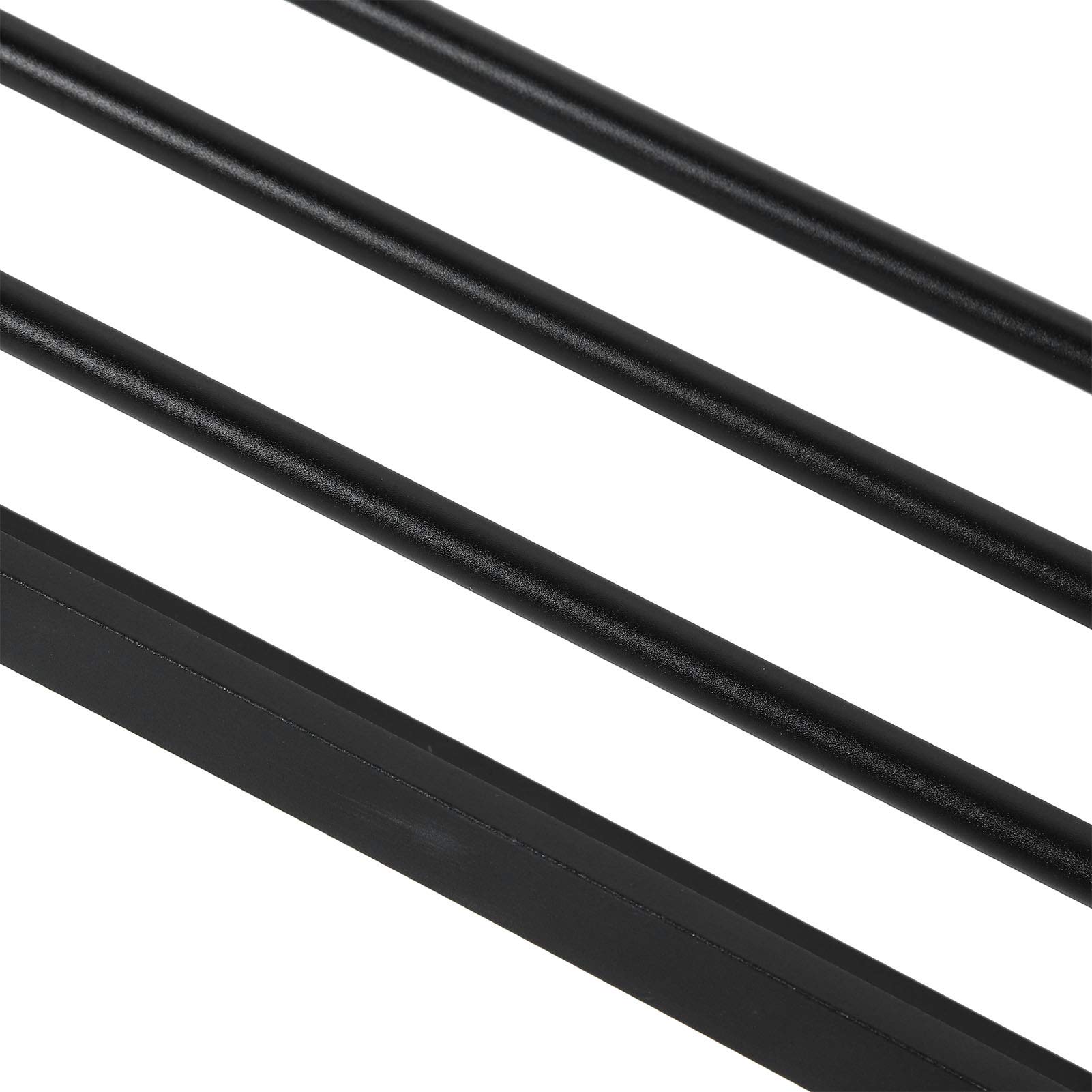Handtuchhalter, Space-Aluminium-Handtuchhalter, 3-stufige Badezimmer-Hardware Zur Wandmontage, Oxidiertes Schwarzes Finish, 55 Pfund Belastbar, Regal und Hängestangen für Badezimmer, Küche,