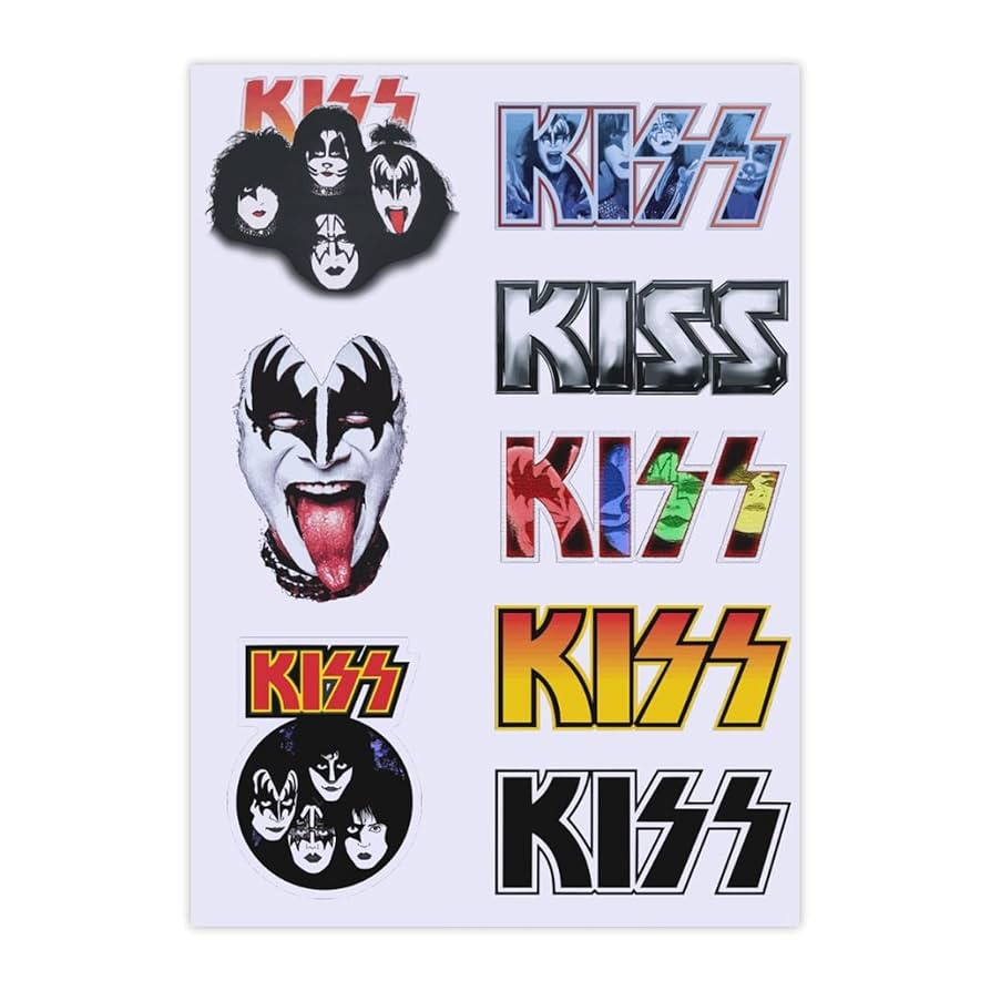 Amazon.co.jp: ステッカーセット キッス KISS ロックバンド