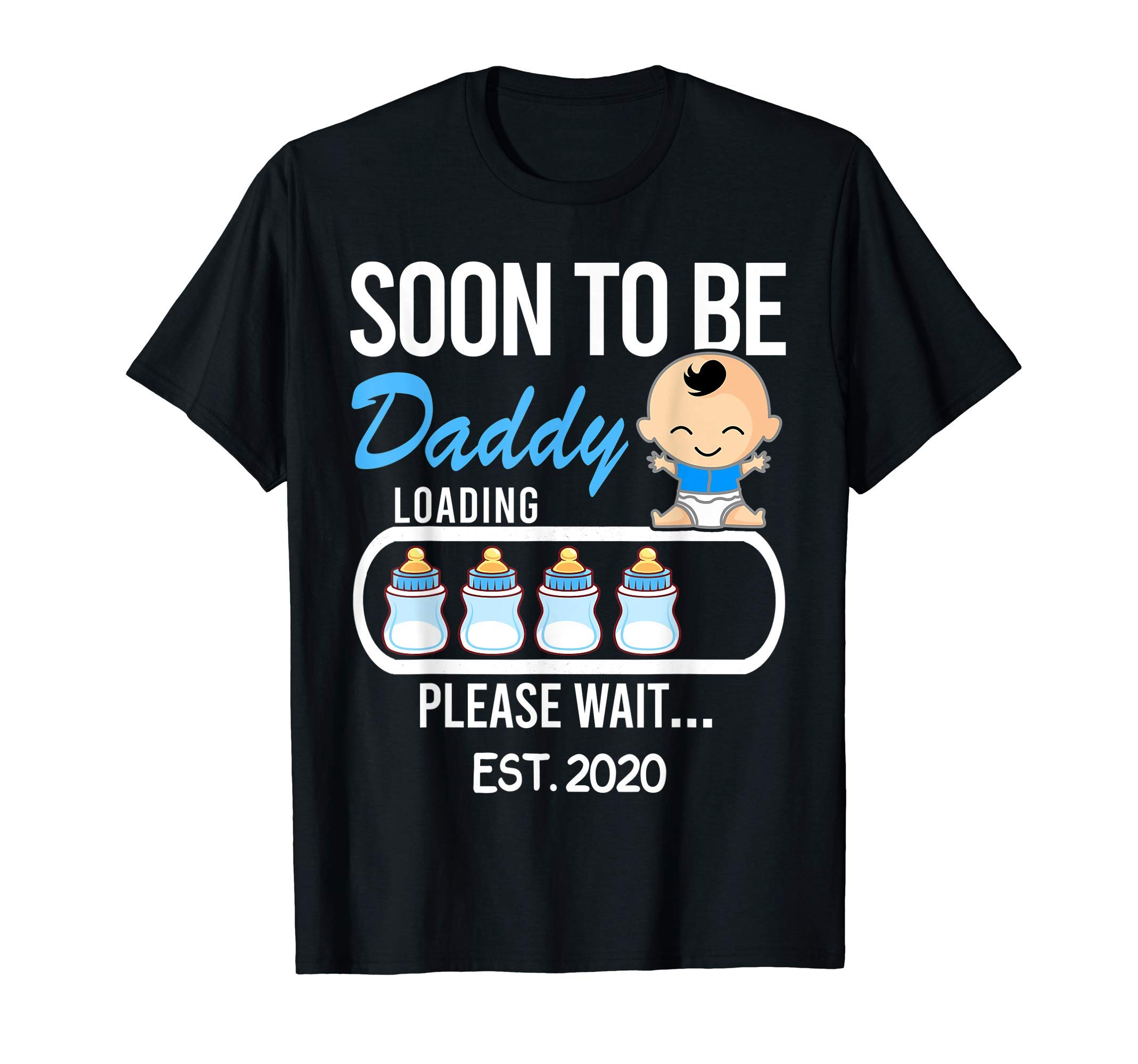 Soon To be Daddy EST. 2020 2019 It A Boy Mens First Time Dad T-Shirt