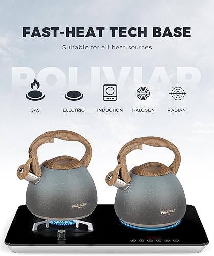 Vista 78 de Pava de té Poliviar, Black Ti Negro Ti