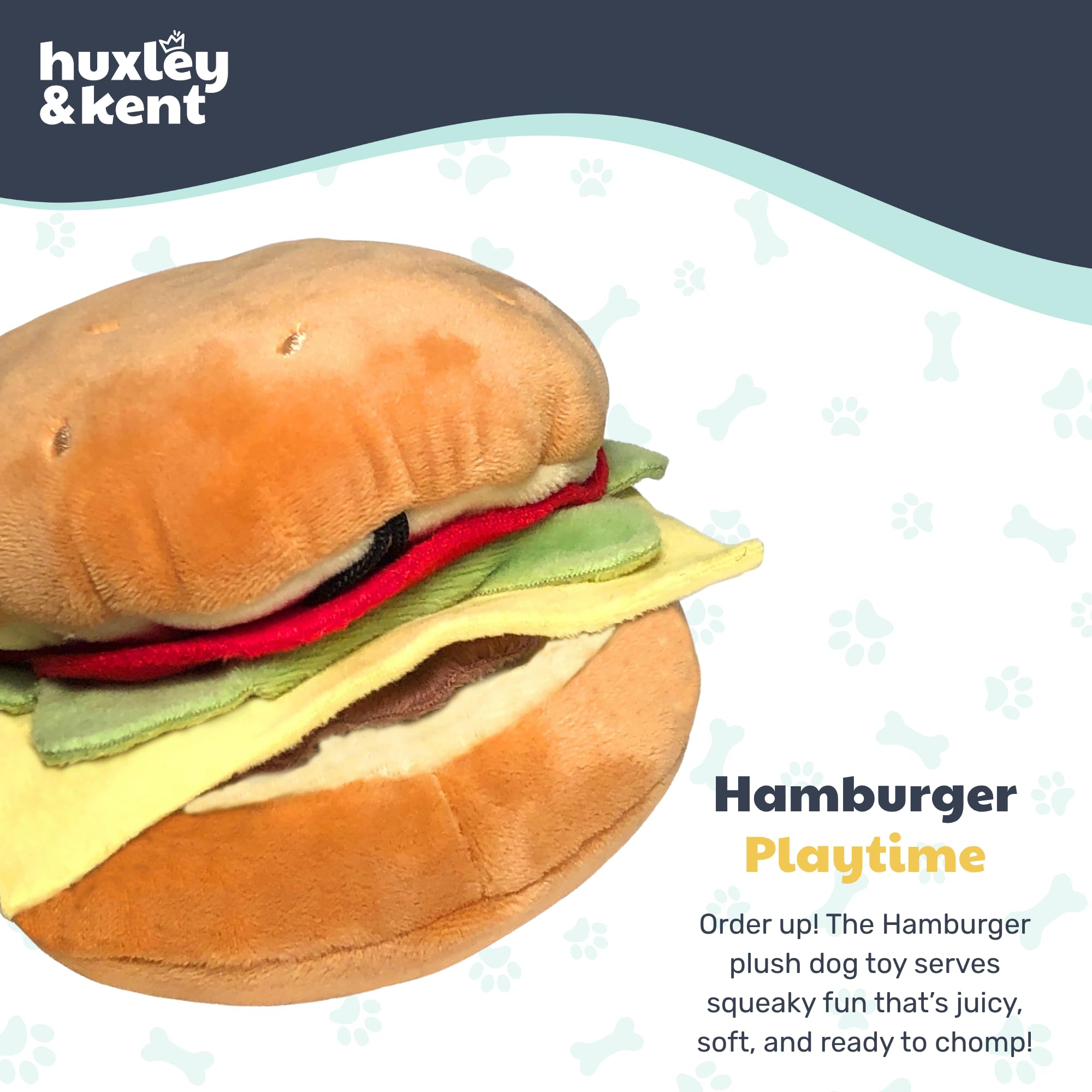 Lulubelles - Peluche de Hamburguesa N/A, tamaño LG