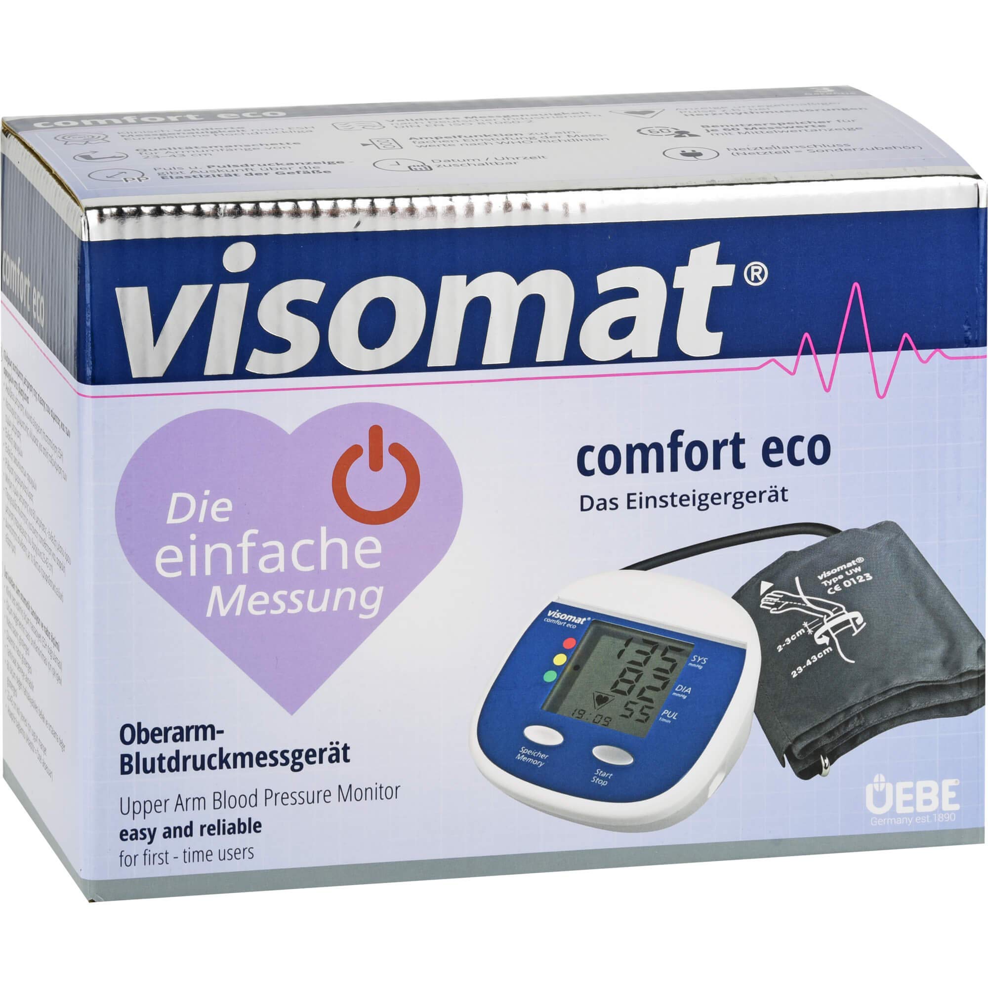 visomat Comfort Eco ciśnieniomierz z dużym mankietem