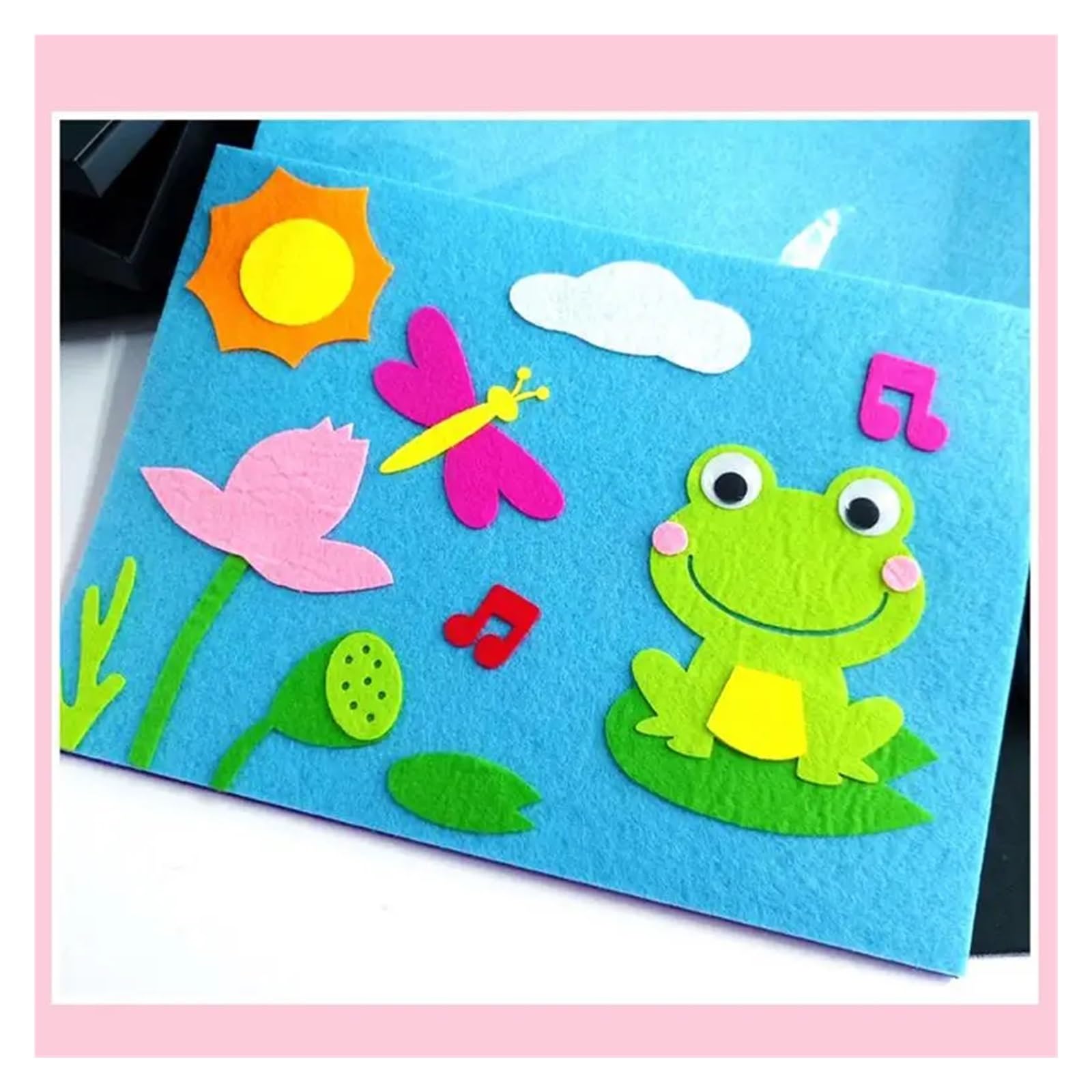 Bastelfilz Filz 10/40 Stück Vliesstoff for Handarbeiten, 10 cm breit, Patchwork-Stoffbündel for Kinder, Scrapbooking, Puppennähen für DIY Handwerk(15x15cm 40pcs)