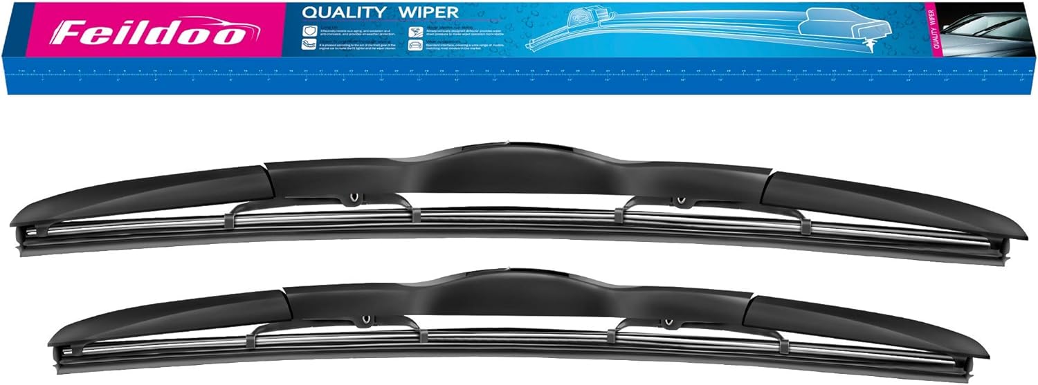 Feildoo Windshield wiper blade Front Window U wiper 24